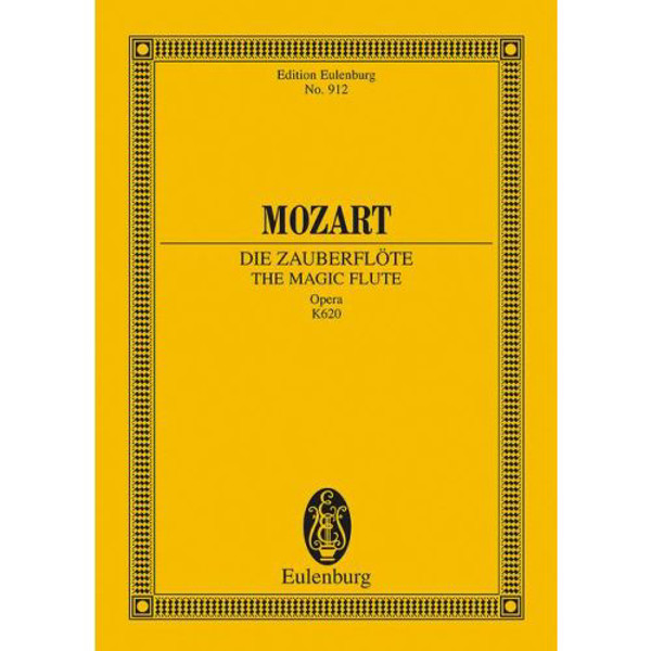 The Magic Flute KV620, Wolfgang Amadeus Mozart. Miniature Score