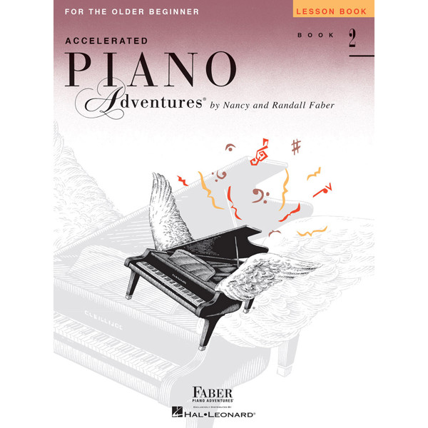 Piano Adventures Accelerated Lesson book 2 for the Older Beginner