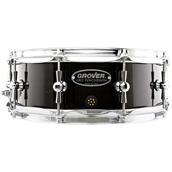 Skarptromme Grover GSX Concert GSX-S5-E, Concert 14x5, Maple, Ebony Finish, Incl. Magnetic Mute &  Case