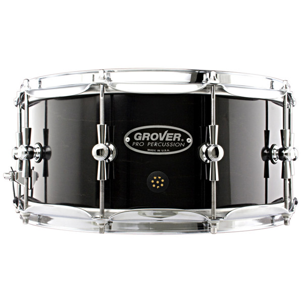 Skarptromme Grover GSX Concert GSX-S6-E, Concert 14x6,5, Maple, Ebony Finish, Incl. Magnetic Mute &  Case