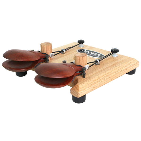 Kastagnettmaskin Grover GWC-DA, Professional, Dual Action, Mountable Rosewood Castanet Machine