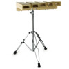 Temple Blocks Grover TPB-XTCM, 5-Piece Set w/Mounting Clamp, Stand, Case & Mallets