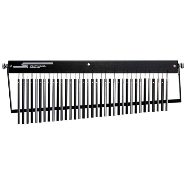 Barchimes Grover SM-35BA-K, 35-Bar Mark Tree, Black Aluminum, Incl. Damper Bar & Soft Bag