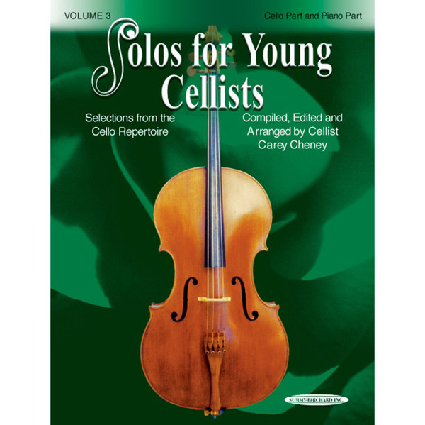 Solos for Young Cellists Vol 3 Cello Part and Piano Acc.