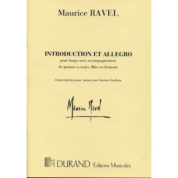 Introduction Et Allegro - Ravel - Edition for Two Pianos