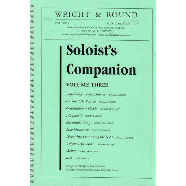 Soloist's Companion, The. Vol 3. Kornett