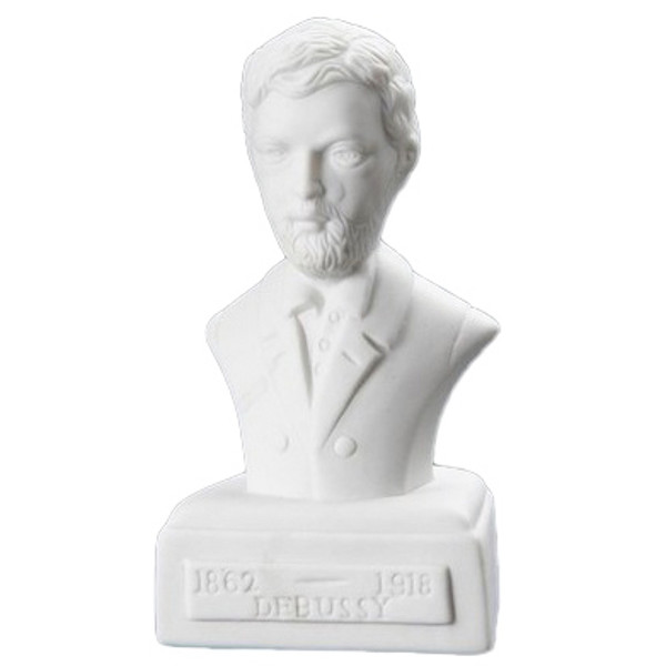 Statuette Composer Debussy Porselen