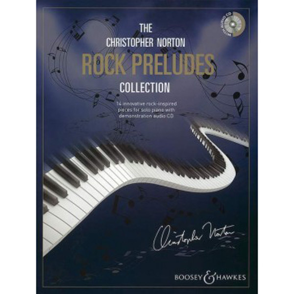 Rock Preludes Collection, Cristopher Norton. Piano Book with CD