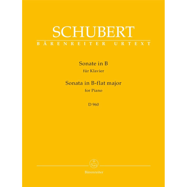 Sonata in B-flat for Piano D960, Schubert, Piano