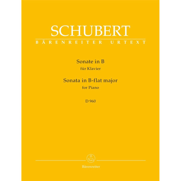 Sonata in B-flat for Piano D960, Schubert, Piano