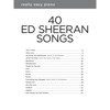 Really Easy Piano: 40 Ed Sheeran Songs