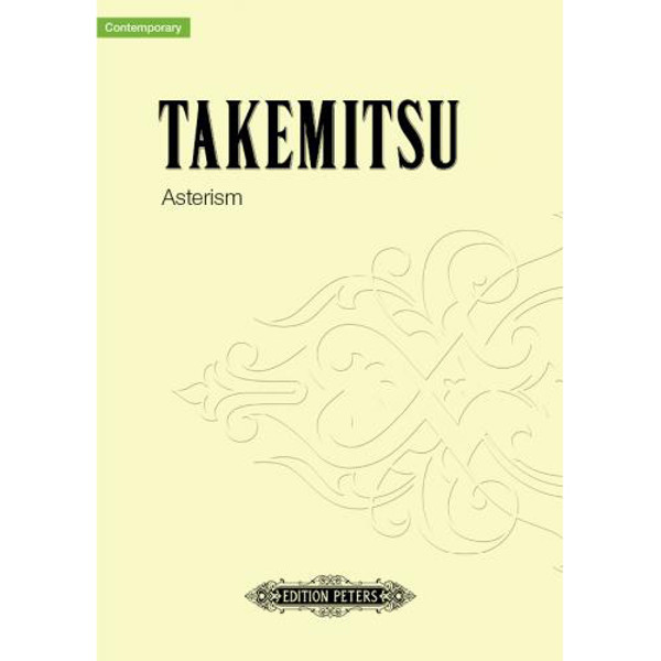 Asterism, Toru Takemitsu - Piano