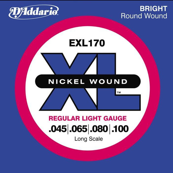 Bassgitarstrenger Elektrisk D'Addario EXL 170 Regular Light