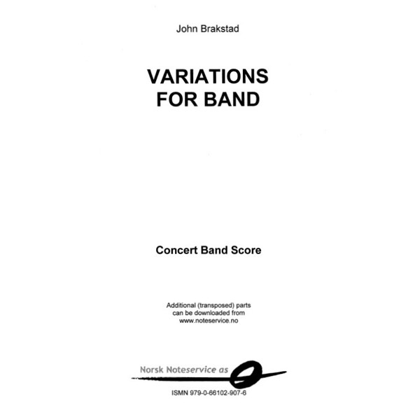 Variations for Band, John Brakstad. CB4 Concert Band