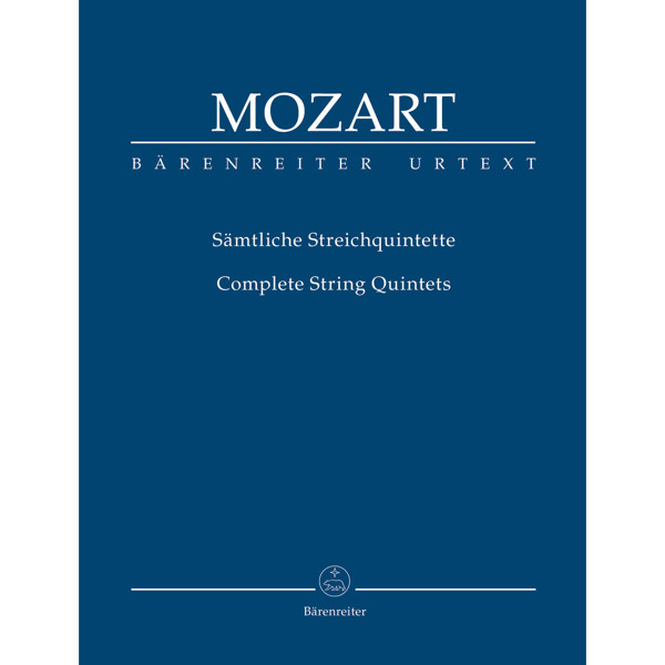 Mozart Complete String Quintets, Study score, Urtext edition, Anthology