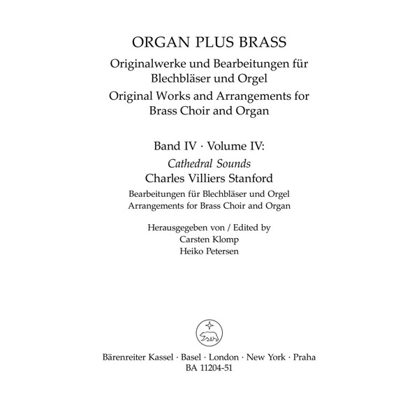 Organ Plus -  Brass Volume 4. Cathedral Sounds, Trombone 1