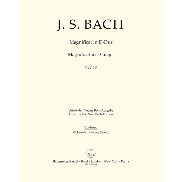 Bach - Magnificat in D Major - BWV 243 Continuo