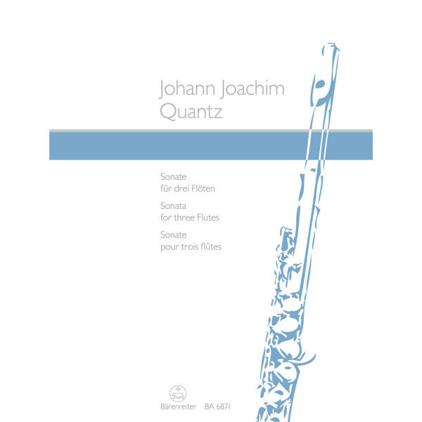 Sonata for three flutes, Johann Joachim Quartz