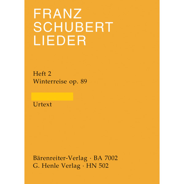 Schubert - Lieder Heft 2 - Winterreise Op.89 - Medium Voice