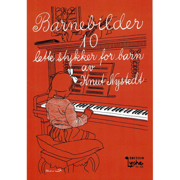 Barnebilder 10 lette stykker for barn av Knut Nystedt