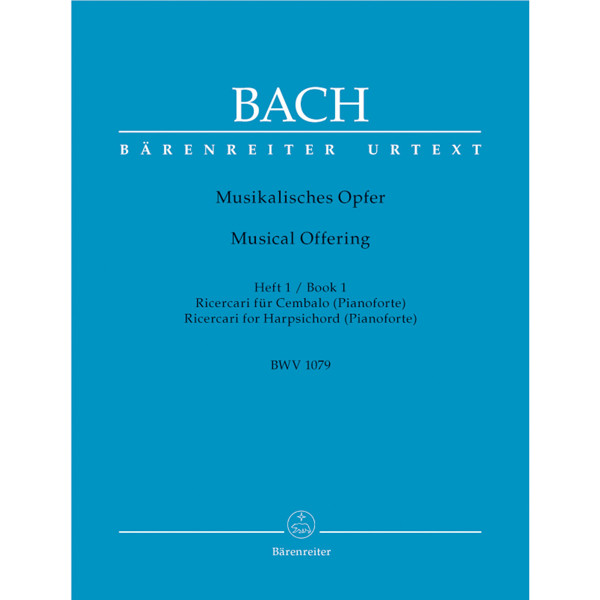 Musical Offering in C minor BWV 1079, Vol. 1, Piano, Johann Sebastian Bach