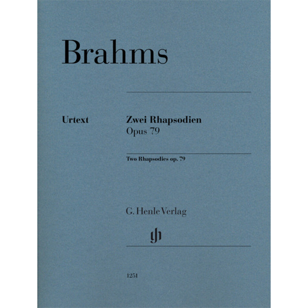 2 Rhapsodies Op.79, Johannes Brahms - Piano Solo