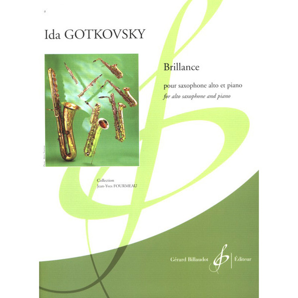 Brillance for Alto Saxophone and Piano - Ida Gotkovsky