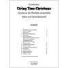 String Time Christmas, Double Bass, Kathy and David Blackwell. Book