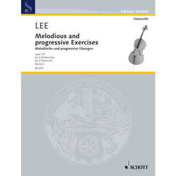 Melodische und progressive Übungen Opus 131, Sebastian Lee. 2 Cellos