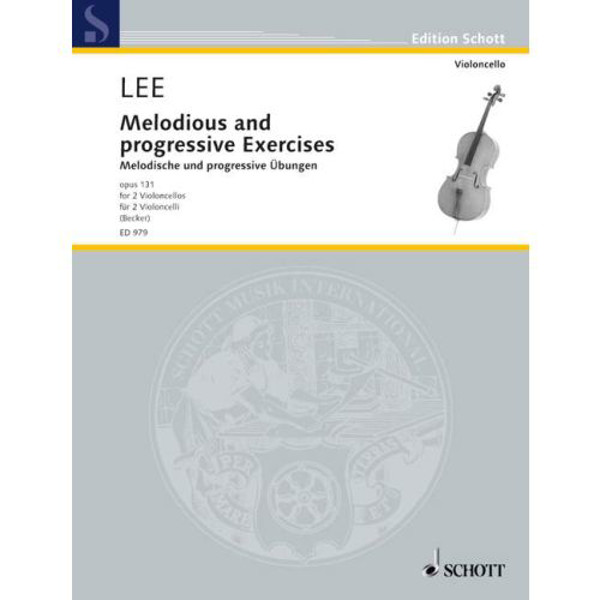 Melodische und progressive Übungen, Sebastian Lee. Cello