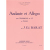 Andante and Allegro, Trombone and Piano. J. Ed. Barat