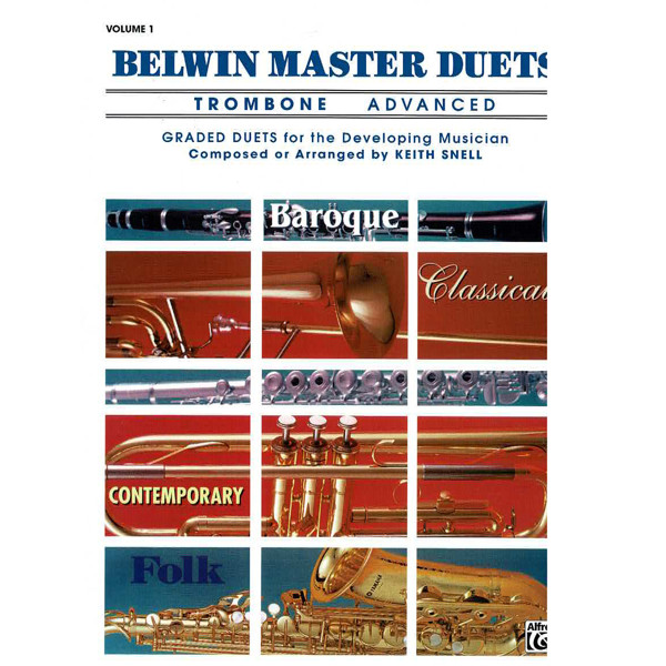 Belwin Master Duets Trombone Advanced Vol 1