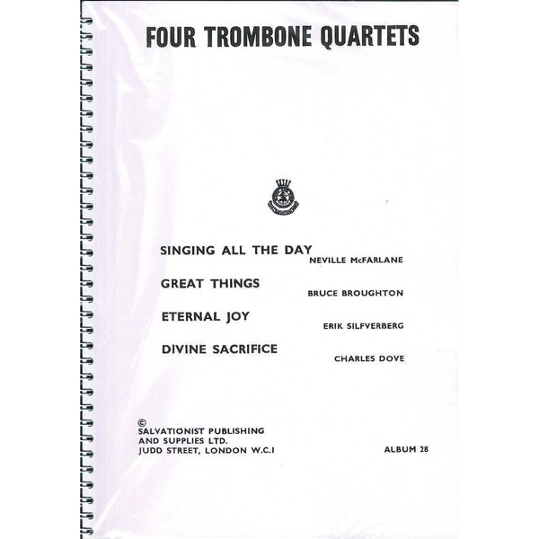 Salvation Army Instrumental Album No.28 - Four Trombone Quartets