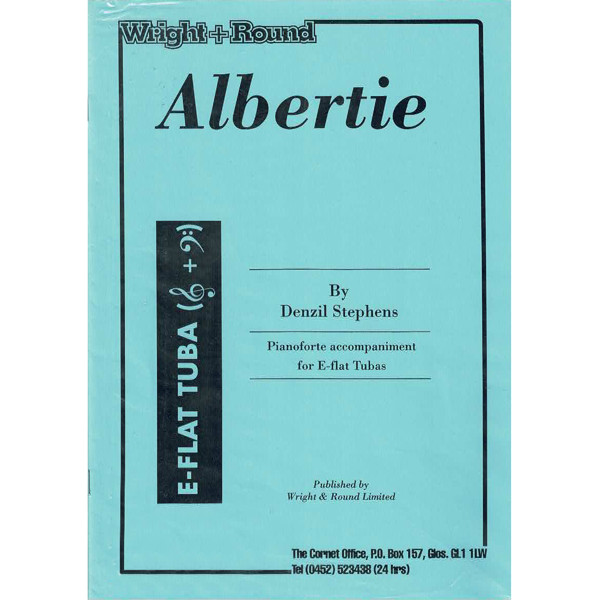 Albertie by Denzil S. Stephens. Eb Bass and Piano
