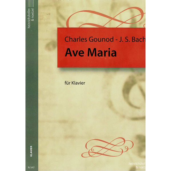 Ave Maria, Johann Sebastian Bach / Charles Gounod - Piano Solo