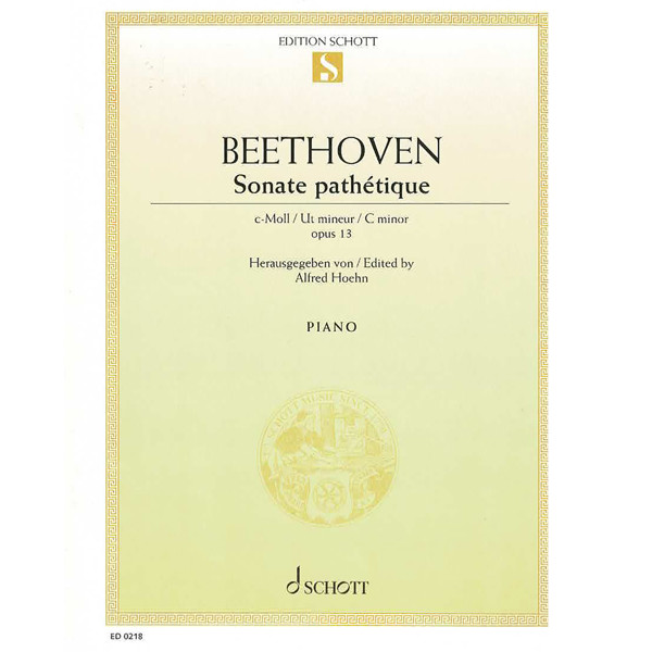 Sonata in C minor Op.13 Grande Sonate Pathetique, Ludwig van Beethoven - Piano Solo