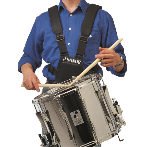 Bandolær Skarptromme Sonor PG-6560-S-M, Powergurt Für Snares, Small/Medium, Black