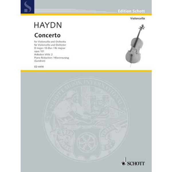 Concerto for Violoncello and String Orchestra - D major op 101 - Piano Reduction - Joseph Haydn