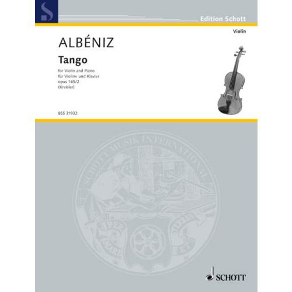 Tango op. 165/2, Violoncello and Piano.Isaac Albeniz