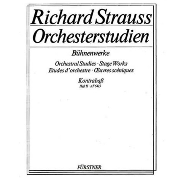 Orchesterstudien aus seinen Buhnenwerken: Kontrabass, Strauss/Poike
