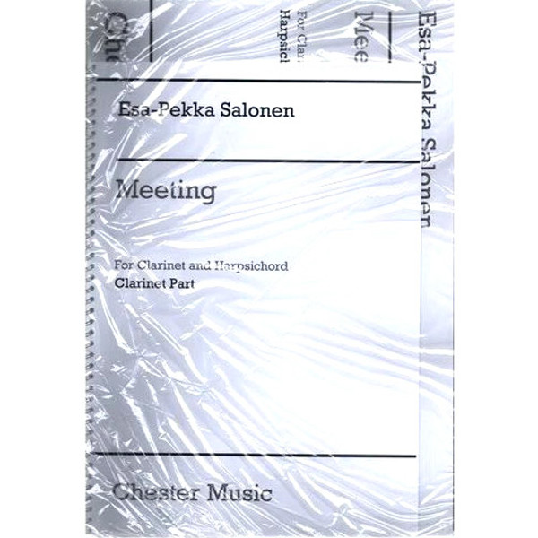 Meeting for Clarinet and Harpsichord, Esa-Pekka Salonen