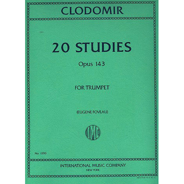 20 Studies Opus 134 for Trumpet, Pierre-Francois Clodomir