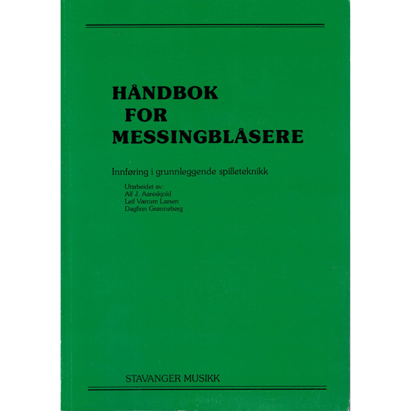 Håndbok for messingblåsere, Aareskjold/Værum Larsen/Grønneberg