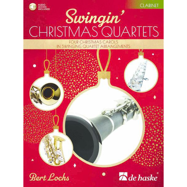 Swingin' Christmas Quartets, Klarinett. Bok og playback