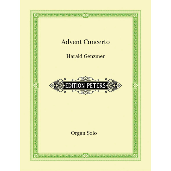 Advent Concerto, Harald Genzmer - Organ Solo