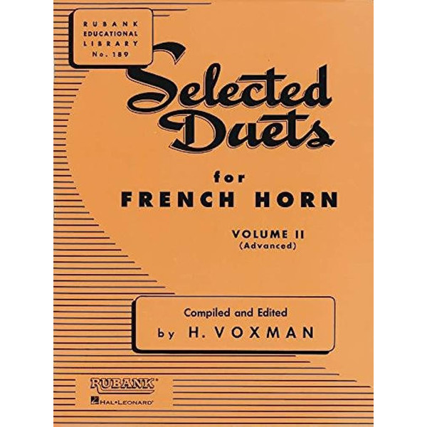 Selected Duets for French Horn Vol. 2, Voxman