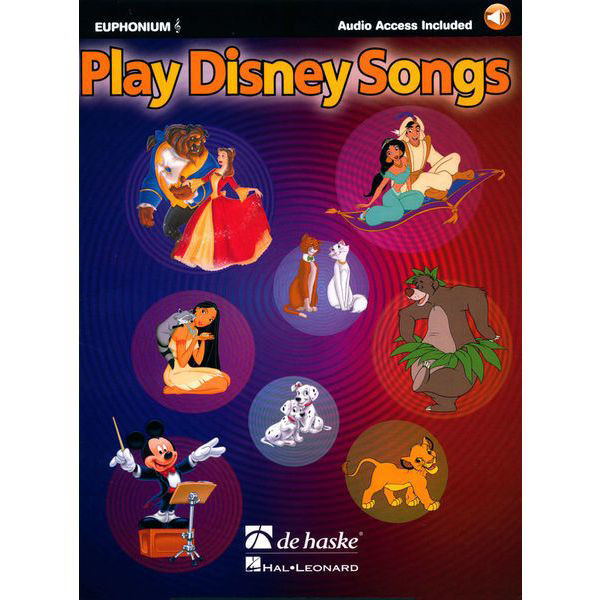 Play Disney Songs, Euphonium BC. Book+CD