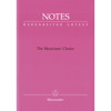 Notes - Notisbok med Notelinjer og Blanke sider. The Musicians Choice. Chopin Pink