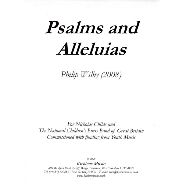 Psalms & Alleluias, Wilby. Brass Band