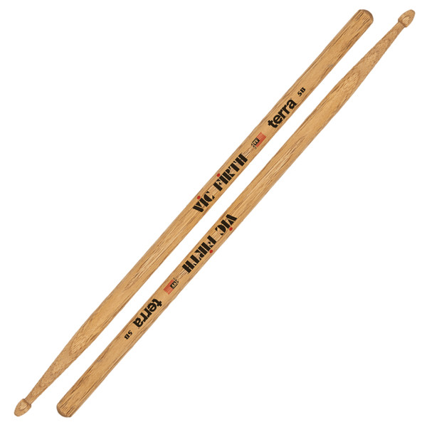 Trommestikker Vic Firth American Classic Terra 5BT Hickory, Wood Tip